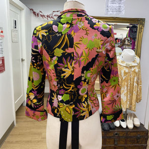 JS Collection lined silk blazer 6