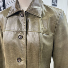 Load image into Gallery viewer, Danier vintage leather coat XS
