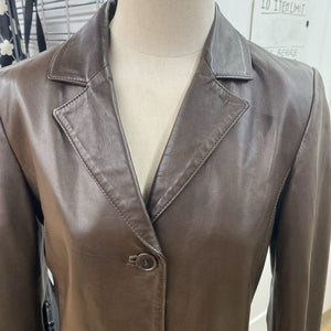 Danier vintage leather coat S