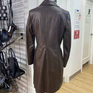 Danier vintage leather coat S