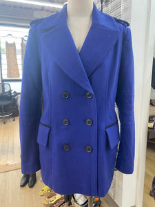 BCBG Max Azria wool/cashmere/blend fall coat L