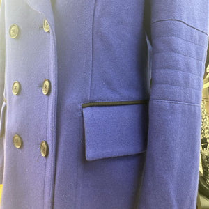 BCBG Max Azria wool/cashmere/blend fall coat L