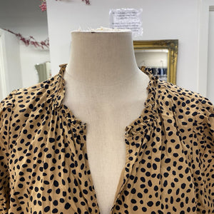 J Crew leopard print dress M