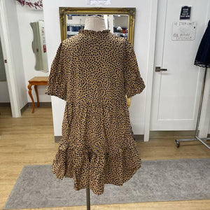J Crew leopard print dress M