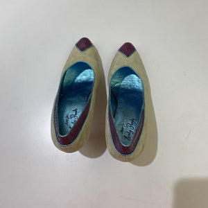 Lovely People suede/leather heels 7