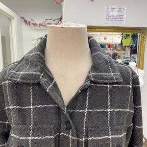 Tilley plaid shacket S