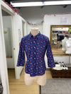 LL Bean Wrinkle Free button up top XS