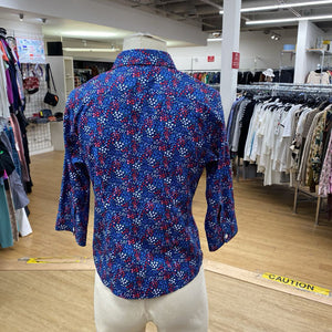 LL Bean Wrinkle Free button up top XS
