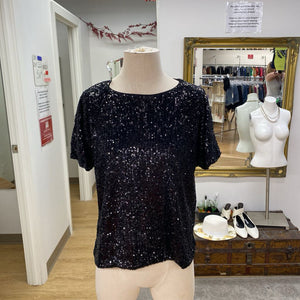 H&M sequin top S