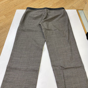 Club Monaco leather trim wool blend pants 2