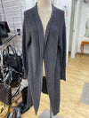 Autumn Cashmere long cotton open cardi L