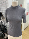 Mango mockneck top NWT S
