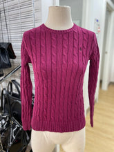 Load image into Gallery viewer, Polo Ralph Lauren cable knit cotton sweater XS
