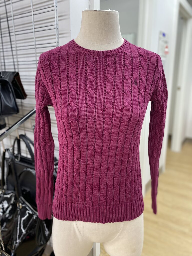 Polo Ralph Lauren cable knit cotton sweater XS