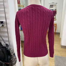Load image into Gallery viewer, Polo Ralph Lauren cable knit cotton sweater XS
