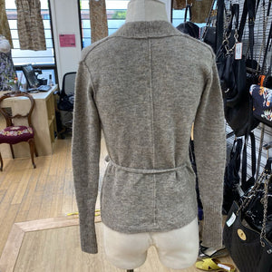 Wilfred alpaca/wool/blend tie cardi XS