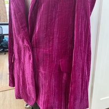 Load image into Gallery viewer, Nasty Gal crushed velvet blazer 2

