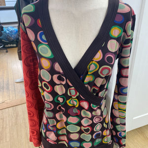 Desigual circles print dress L
