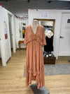 Free People boho maxi dress XS