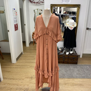 Free People boho maxi dress XS