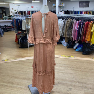Free People boho maxi dress XS