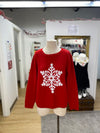 Cupcakes and Cashmere snowflake sweater XL