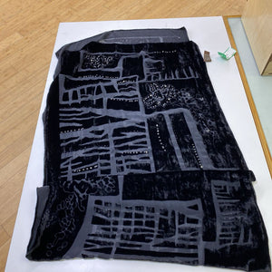 Danier velvet/silk scarf