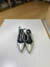 L'intervalle silver slingbacks 7/36