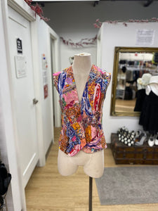 Santostefano Silk vintage vest S