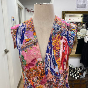Santostefano Silk vintage vest S