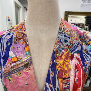 Santostefano Silk vintage vest S