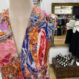 Santostefano Silk vintage vest S