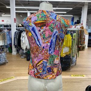 Santostefano Silk vintage vest S
