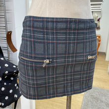 Load image into Gallery viewer, Mango plaid mini skirt 4
