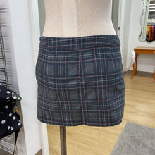 Load image into Gallery viewer, Mango plaid mini skirt 4
