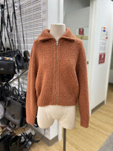 Load image into Gallery viewer, Wilfred alpaca/wool/blend zip up cardi M
