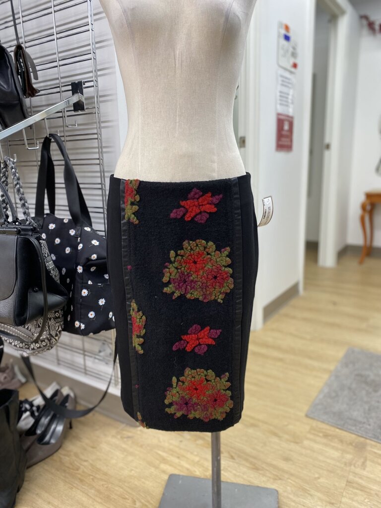Boo Radley wool panel skirt S