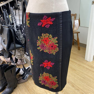 Boo Radley wool panel skirt S