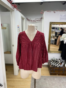 Madewell metallic detail top S