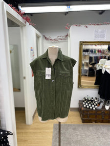 Zara corduroy vest S
