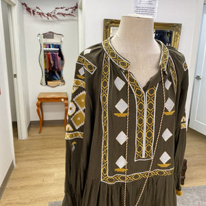 JJ 's Fairyland embroidered boho dress/tunic S
