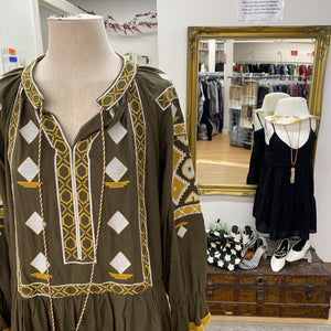 JJ 's Fairyland embroidered boho dress/tunic S