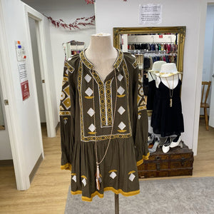 JJ 's Fairyland embroidered boho dress/tunic S