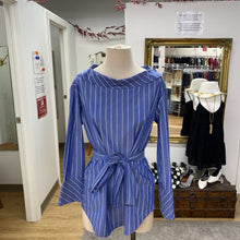 Load image into Gallery viewer, Banana Republic striped button up tunic S
