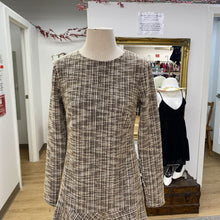 Load image into Gallery viewer, Mango metallic detail tweed dress 6
