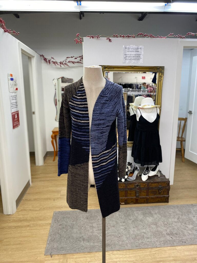 Nic & Zoe cotton/wool/blend open cardi S