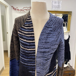 Nic & Zoe cotton/wool/blend open cardi S