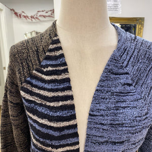 Nic & Zoe cotton/wool/blend open cardi S