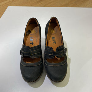 ART rubber heel nubuck shoes 36