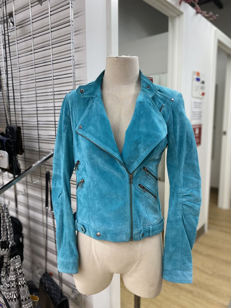 Danier suede moto jacket XXS